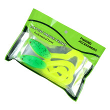 2PCS Twin Tail Fishing Frogs Lures Soft Baits Lures-Type A