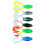 2PCS Twin Tail Fishing Frogs Lures Soft Baits Lures-Type A 5