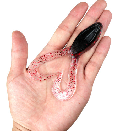 2PCS Twin Tail Fishing Frogs Lures Soft Baits Lures-Type A 1