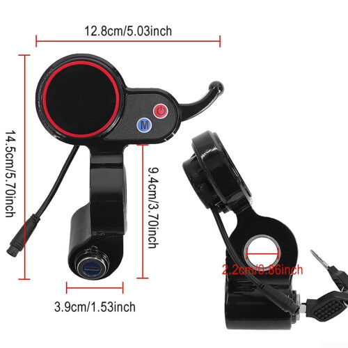 Throttles Controlled Scooters With Key Security System And 2