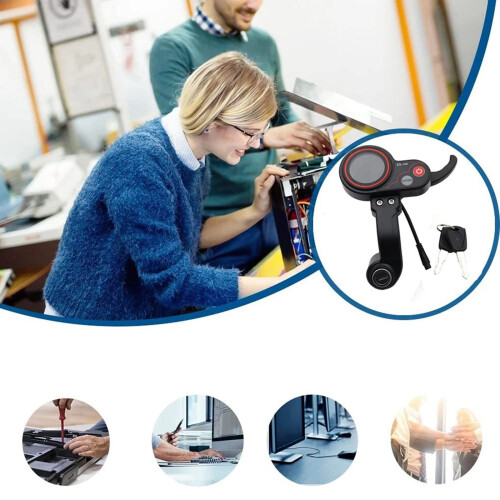 Throttles Controlled Scooters With Key Security System And 1