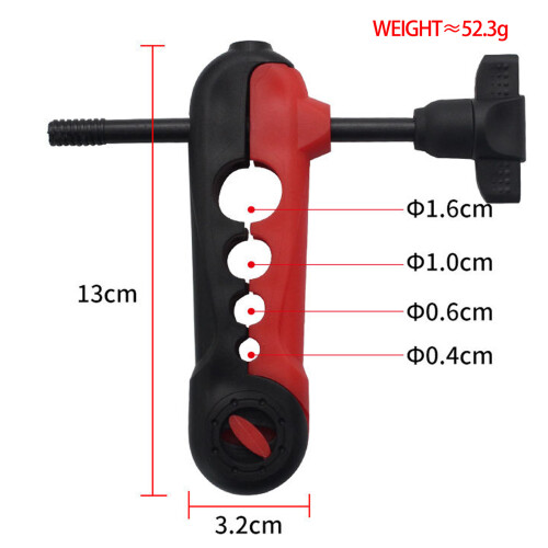 Fishing Line Winders Portable Baitcasting Rotating-2 White Red 2