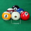 Billiards Practice Ball Aiming-  British   Take the target ball 7