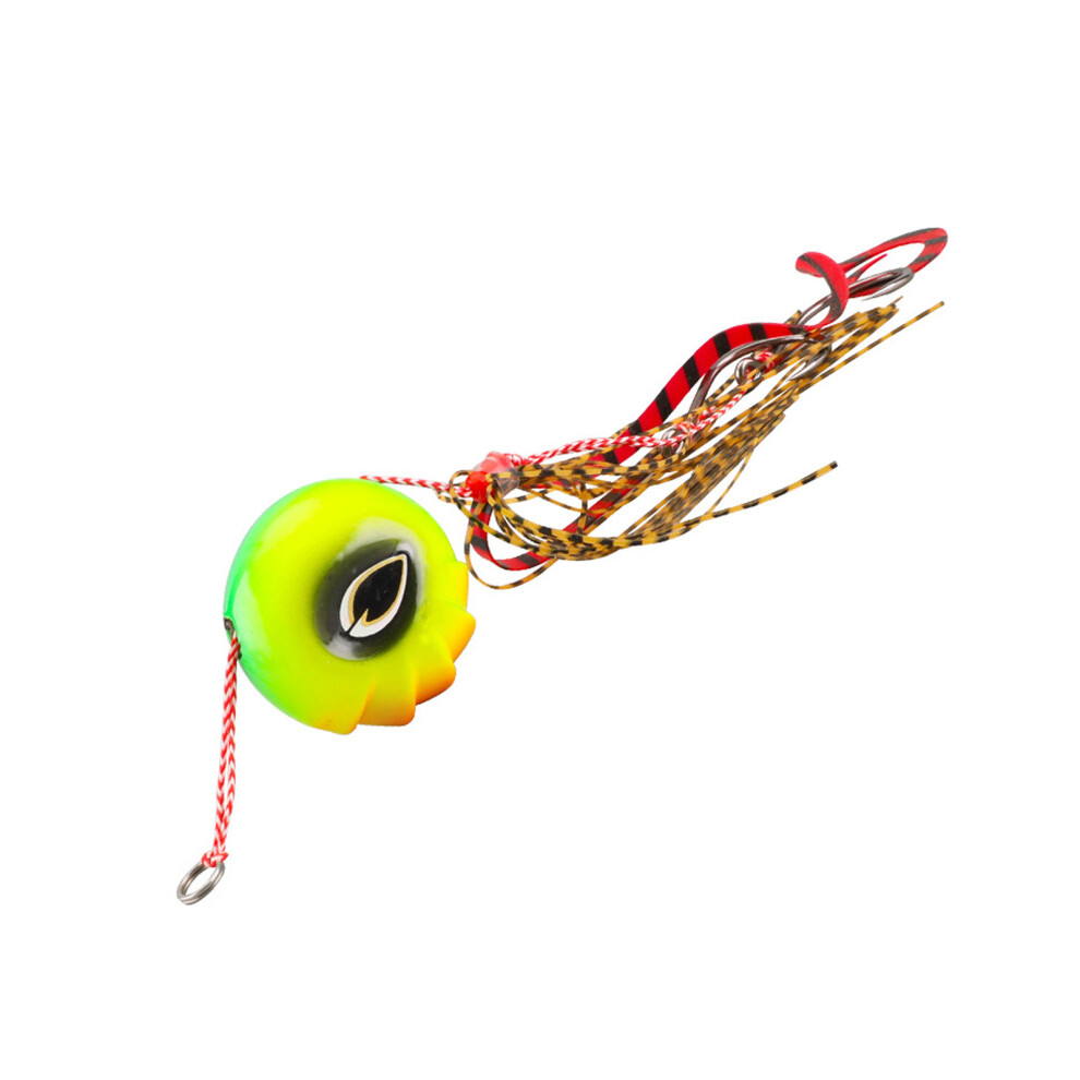 Jig Head with Barbed Hook 40g 60g 80g 100g-Yellow green 80g-image-OPC-PKTY8KX-NEW
