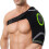 Adjustable Shoulder Support Sleeve For Gym-Black and red L 5