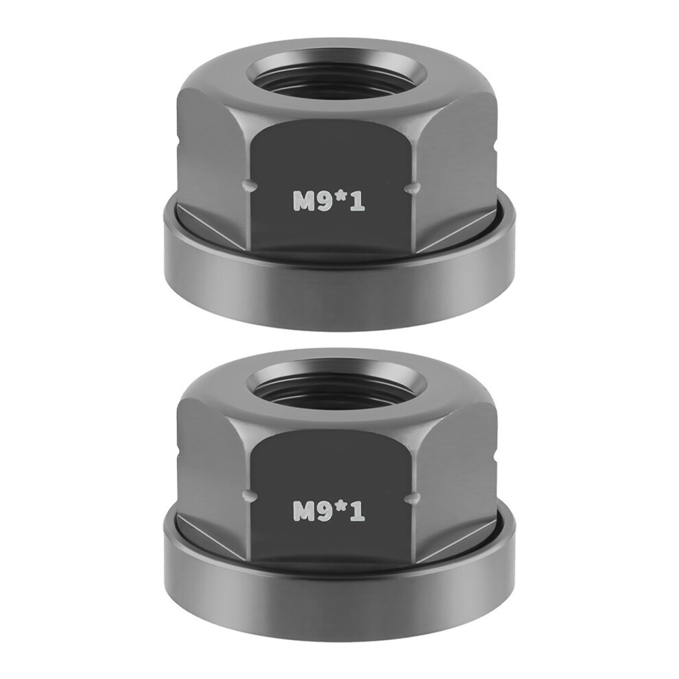 High Strengths Aluminum Alloys Bicycles Hub Nut-Titanium Color. 7696000126944