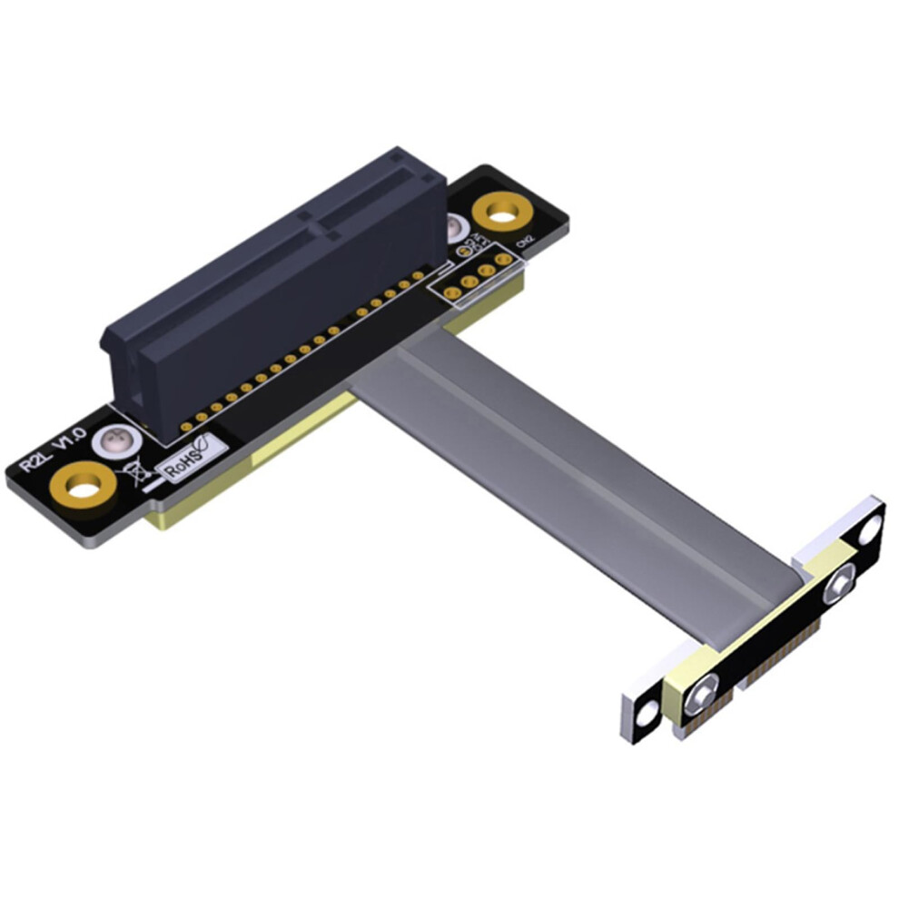 Pcie 4 To 1X Extension Cable, 90/180 Degree Adapter, Pcie 4.0 Compatible, High Speed For Computer Expansion 9016109186775