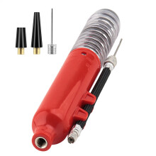 Portable Ball Air Pump High-Pressure Manual Pump Labor-Saving Red for Basketball Football Volleyball Quick Inflation