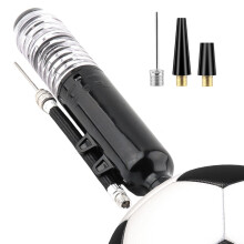 Sports Ball Air Pump Multipurpose Small Portable Manual Hand Pump For Volleyballs Basketballs Footballs Black
