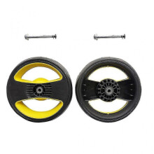 (A) Pushchair Wheels Stroller Wheels Baby Cart Pram Accessories Plastic Material