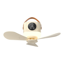 USB Rechargeable Remote Ceiling Fan With Light 3600mAh/7200mAh Battery Hanging Fan For Camping Dorms Bedrooms