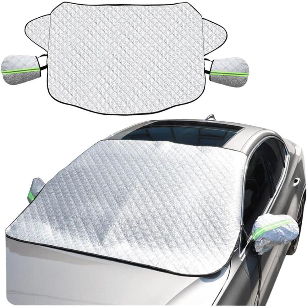 Sunshade Snow Protection Cover Uv Protection Oxford Cloth Windshield Car Cover With Side Wing Earmuffs For General Motors 9016109187055