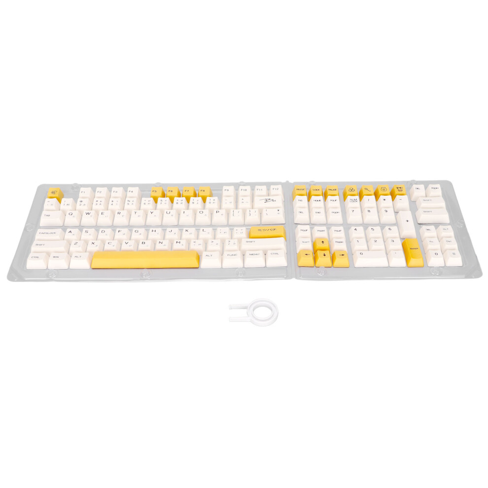 Keyboard Keycaps Bee Milk Pbt Oem Height Dye Sublimation 609610444534