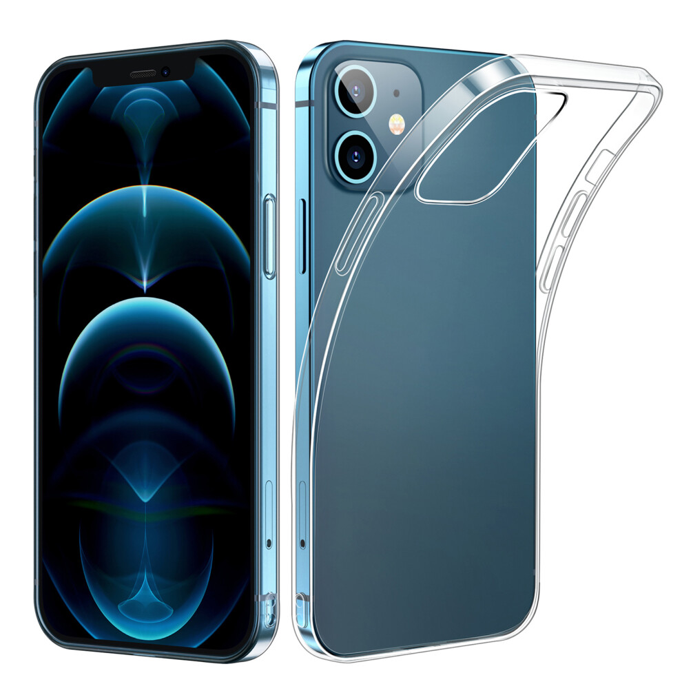 (For Iphone 11 Pro Max 6.5 Inch) Tpu Clear Case 1.5Mm Ultra Thin Anti Yellowing For Iphone 12 6.1 Inch 609610442899