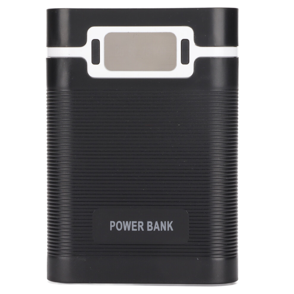 () Diy 18650 Charger Power Bank 4-Battery Micro Usb Lcd Red/Black 609610443773