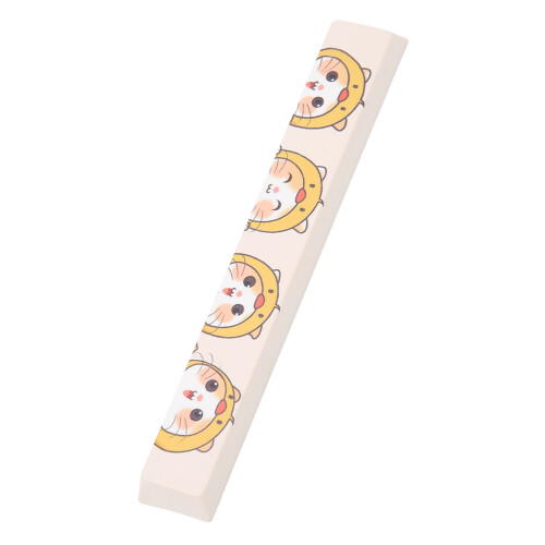 Spacebar Keycap PBT Cat Pattern Cute DIY Universal Mechanical Keyboard 1