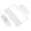 DOBE Transparent Crystal Protective Shell Set 2