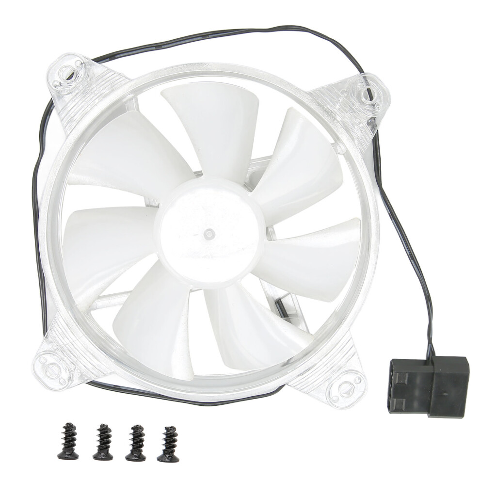 120Mm Rgb Led Fan 7 Blades Low Noise Heat Dissipation For Desktop 609610447139