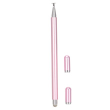 (Grey) Stylus Pen 2-in-1 Aluminum Alloy Durability Touch Pen Pink