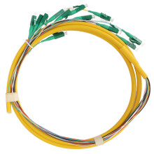 Single Mode 12 Strand 1.5m Fiber Pigtail for LAN