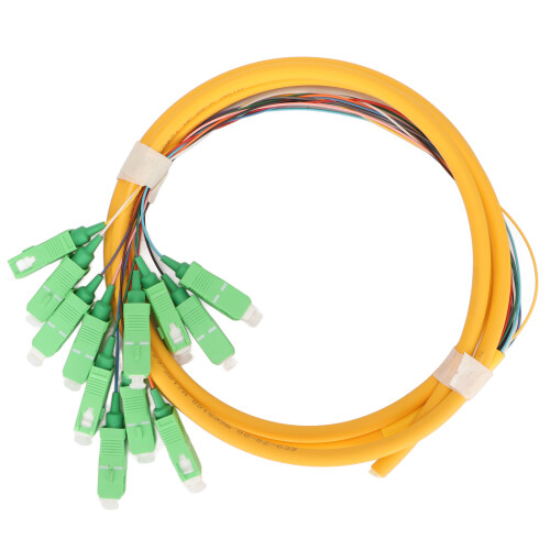 1.5m 12 Strand Single Mode Fiber Pigtail Cable 1
