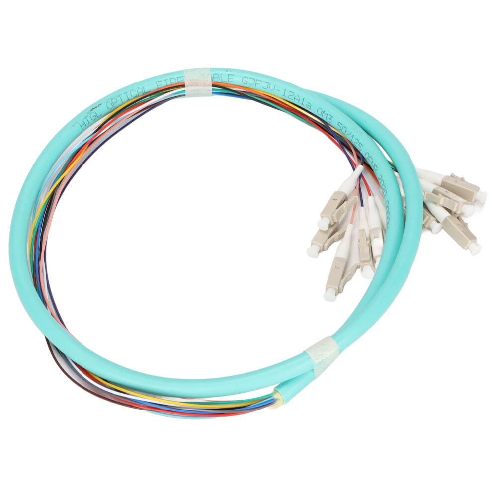 12 Strand Ceramic Ferrule Single Mode Patch Cord Low Loss 609610447474