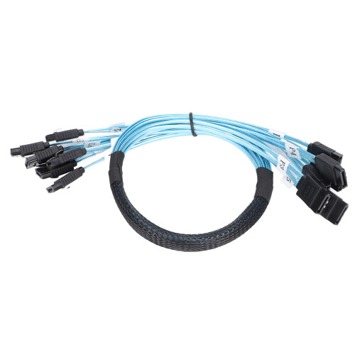 SATA Cables 7 Pin 6Gbps Mini High Speed 6 Wire Set for Computer 1