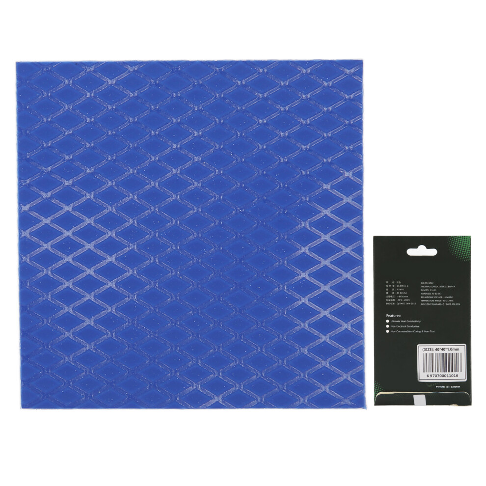 (40X40x2.0mm) Thermal Pad 13.8W/Mk 40X40x1.0mm For Laptops Desktops 609610448686