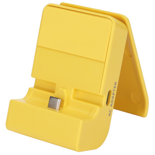 (Yellow) 2 in 1 Charging Dock for Switch Host Fast Charging Yellow