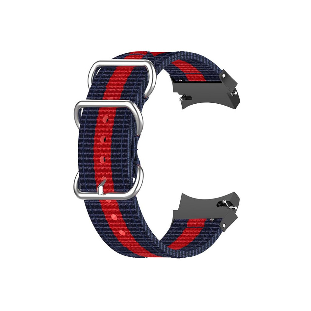 Smartwatch Strap Canvas 40Mm 42Mm 44Mm 46Mm 3 Stripes Blue Red Blue,Red 609610454724