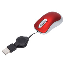 Wired Mouse 1600DPI Optical USB 3-Way Wheel Computer Mouse