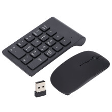 Number Pad Wireless 2.4GHz 1200 DPI Mouse Combo for Home Office
