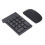 Number Pad Wireless 2.4GHz 1200 DPI Mouse Combo for Home Office 3