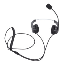 (VH530‑RJ9 (Single Ear)) Corded Omnidirectional Headset VH530DRJ9 Binaural Office Call Center