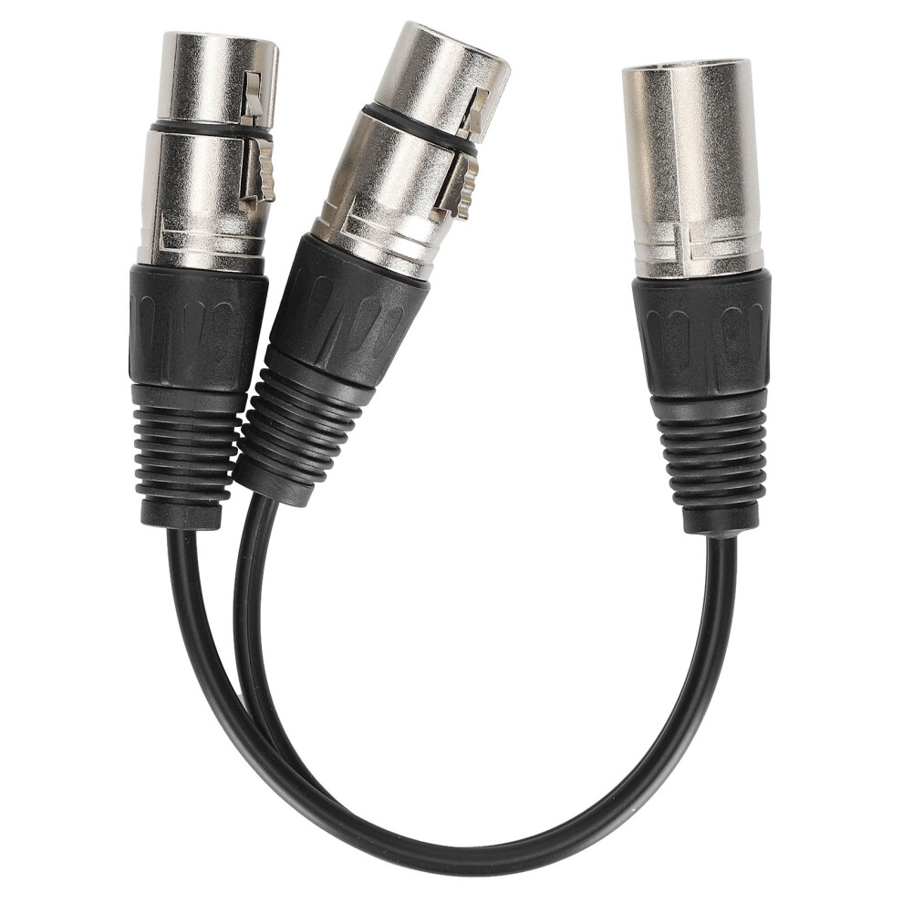( 1M / 3.3Ft) Xlr Male To Dual Xlr Female Microphone Cable 1M Black/White 609610457138