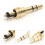 3.5mm 3Pole GoldPlated Headphone Jack Adapter Replacement 5