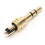 3.5mm 3Pole GoldPlated Headphone Jack Adapter Replacement 1