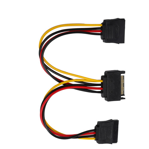 SATA Adapter 1in2 Hard Disk Optical Drive Power Cable 2