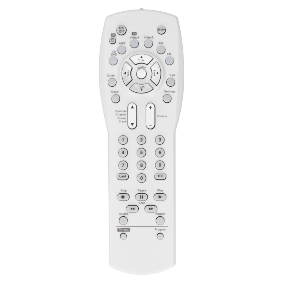 (White) Tv/Dvd/Vcr/Aux Av Media Center Controller White 609610466239