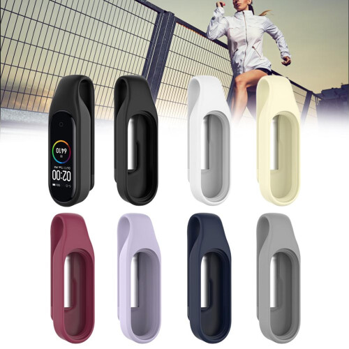 Replacement Clip Holder Soft Waterproof Bracelet for Mi Band 6 2