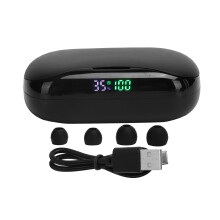 (210) TWS-210 Wireless Bluetooth Headset Touch Control Gaming Earbuds LED