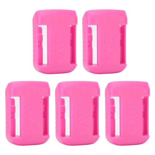 5pcs 14V-60V Battery Holder Shelf Stand Pink 1