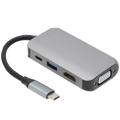4 in 1 Type-C Docking Station Type-C to HDMI/PD/USB/VGA Adapter 2