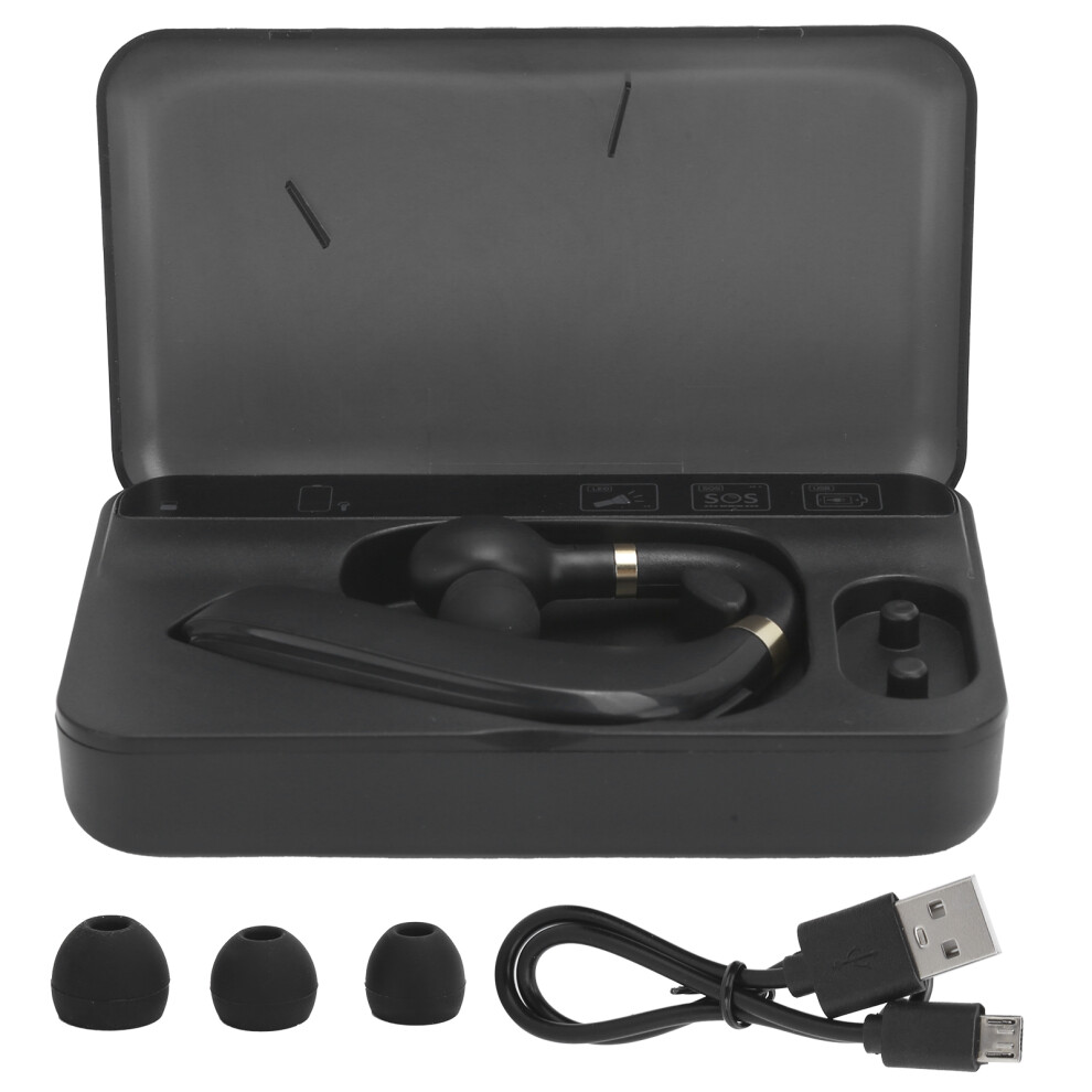 A10 Wireless Bluetooth 5.0 Headset Earhook Waterproof Handsfree 609610466451