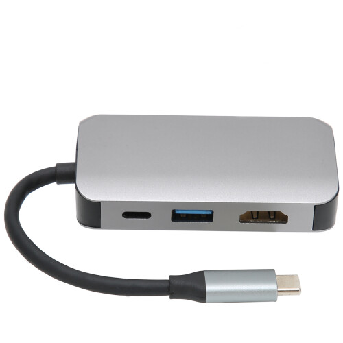 4 in 1 Type-C Docking Station Type-C to HDMI/PD/USB/VGA Adapter