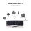 GK228 BT Wireless Keyboard 66 Keys Folding Mini Silver 1