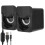 Mini Speaker with Lighted USB Desktop Audio Player V-158 1