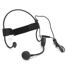 Mini Headband Wired Microphone 3.5mm Ear Hook Condenser for Teaching