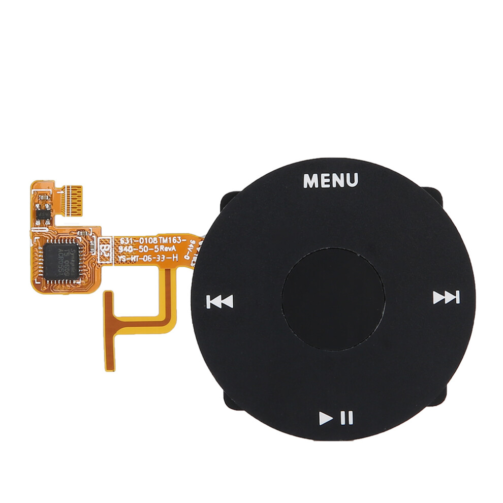(Black) Headphone Audio Jack Clickwheel Flex Cable For Ipod 5Th 5.5 Gen Black 609610472384