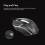 CM-818 Wired Optical Gaming Mouse 1200DPI USB Colorful Light Black 5